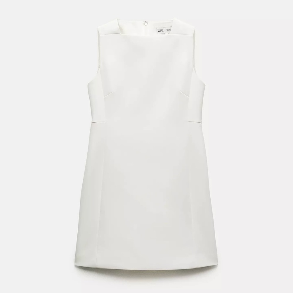 Zara Women's Cream Mini Dress